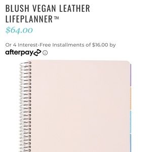 Erin Condren blush pink life planner. Nov 2021-Dec 2022